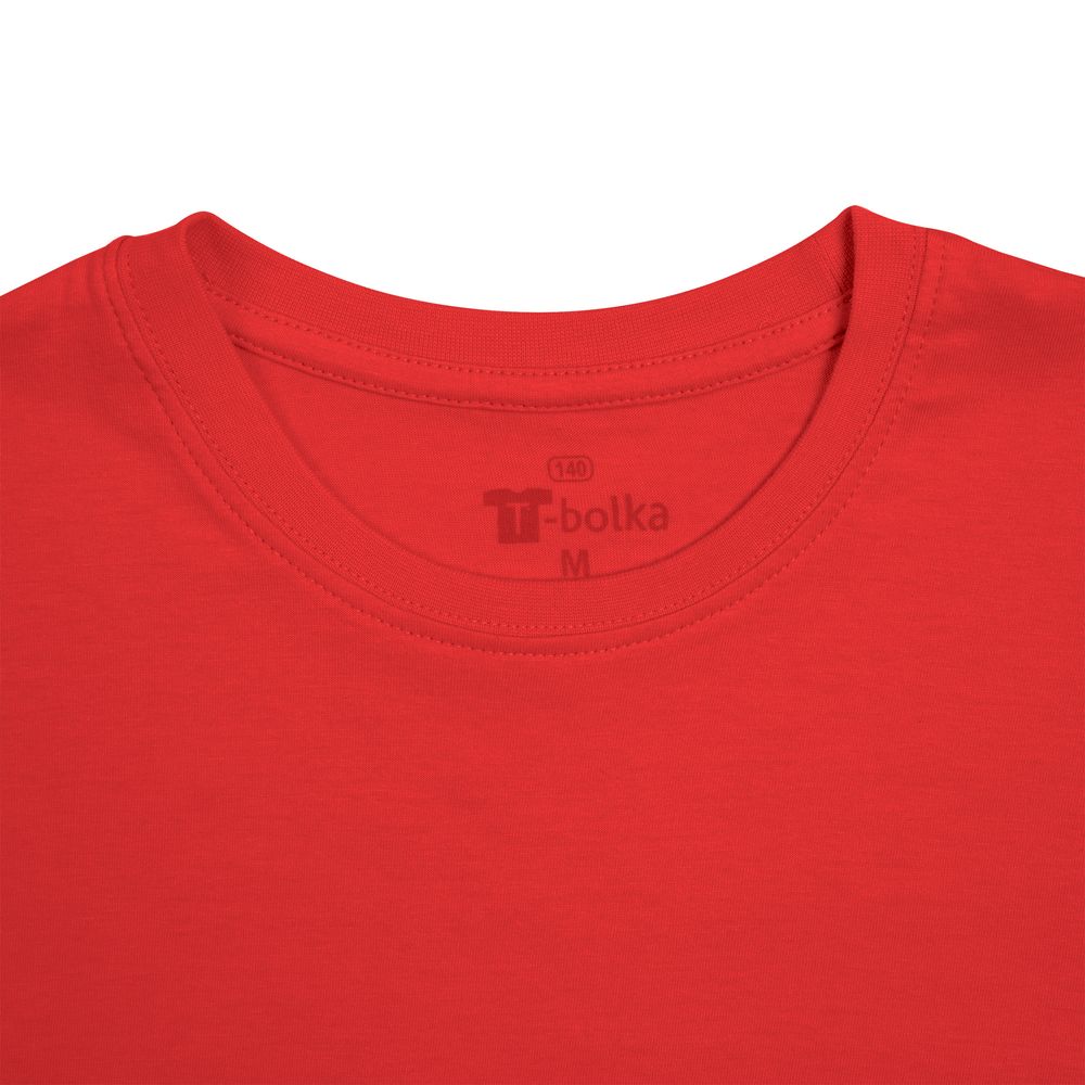 Футболка унисекс T-bolka 140, красная - фото 3