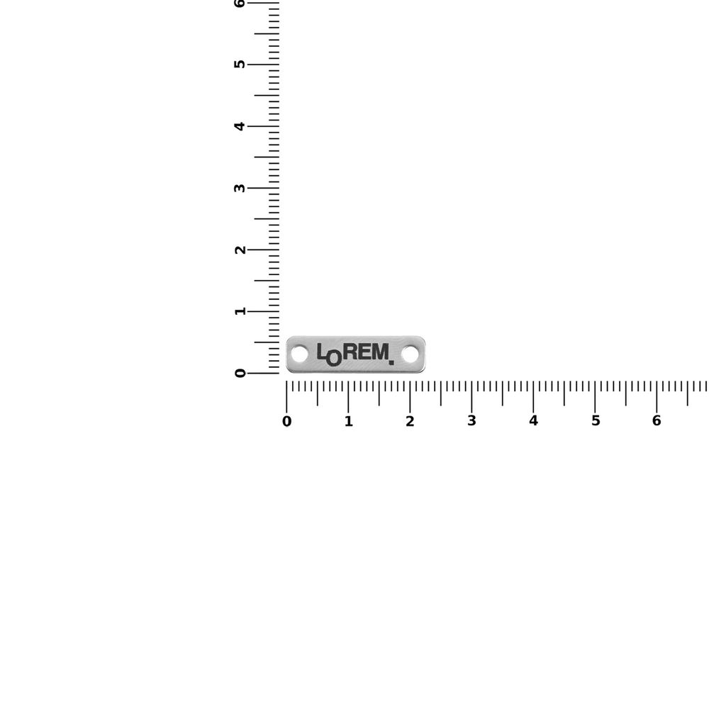 Шильдик металлический Alfa Liten, серебристый - фото 2