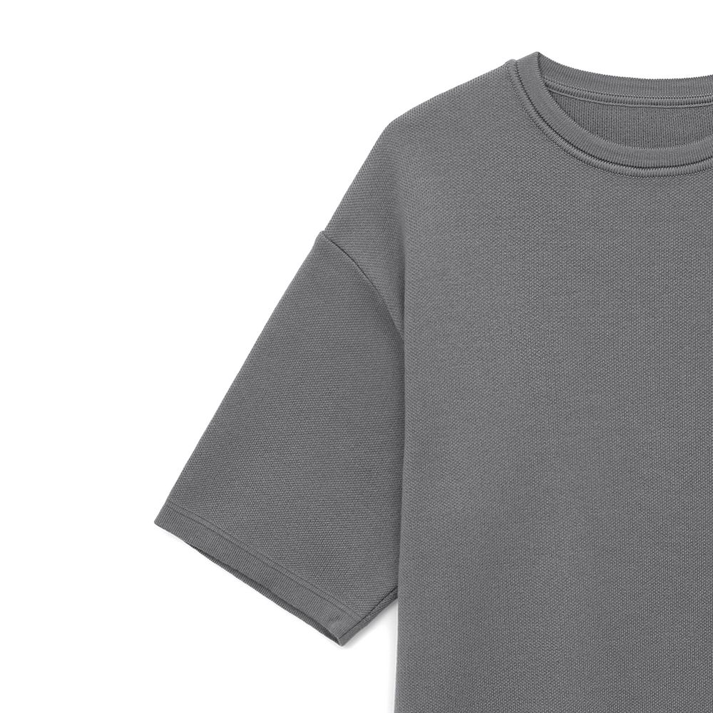 Джемпер с коротким рукавом Siluetti Volumica серый размер M/L - фото 3