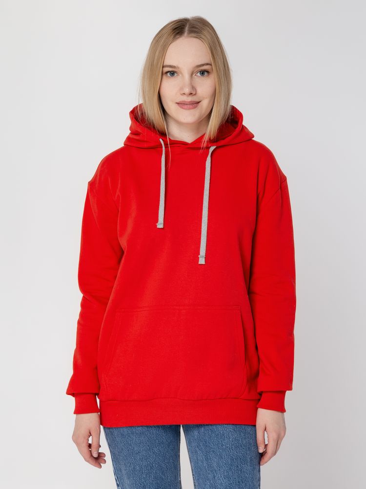 Толстовка с капюшоном Unit Kirenga Heavy красная - фото 7