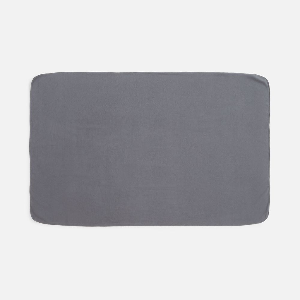 Флисовый плед Warm&Peace, серый - фото 4