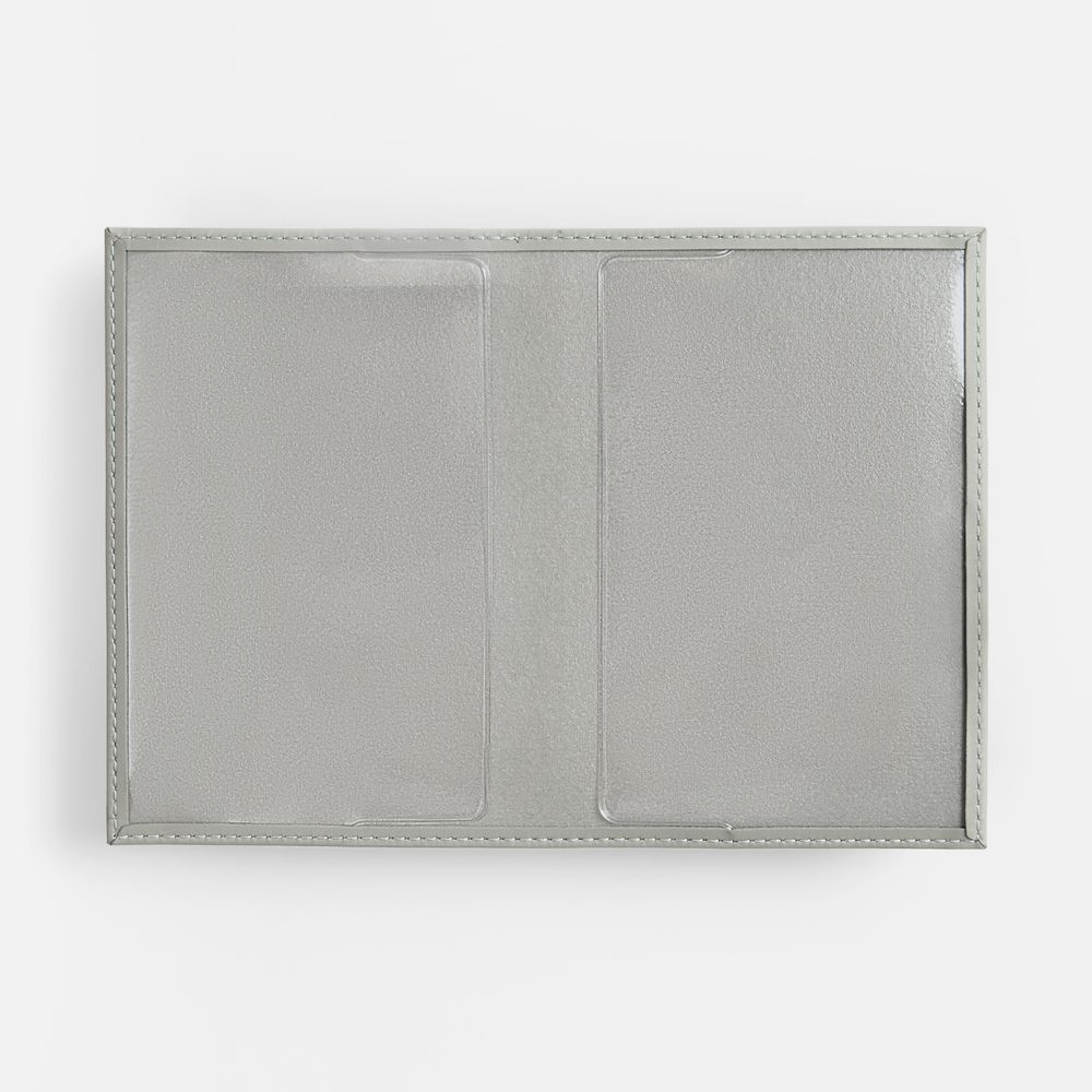 Обложка для паспорта Shall, ver. 2, серая - фото 3