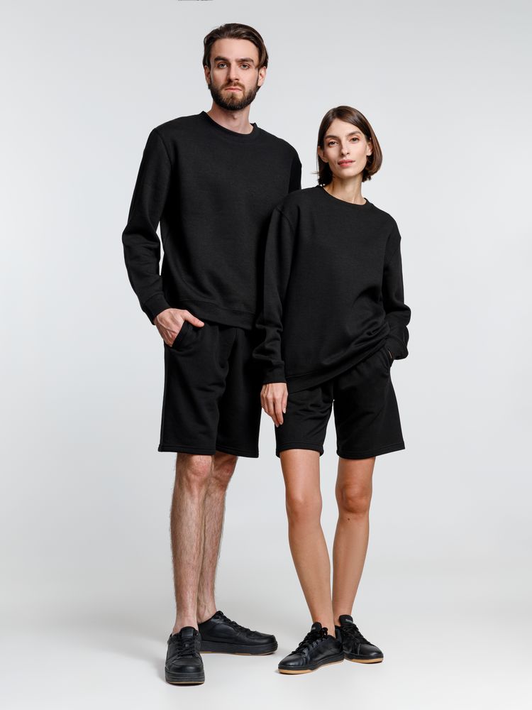 Свитшот унисекс Delta, черный, размер S - фото 13