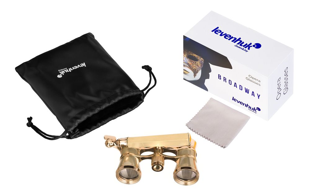 Театральный бинокль-лорнет Broadway 325E золотистый - фото 8