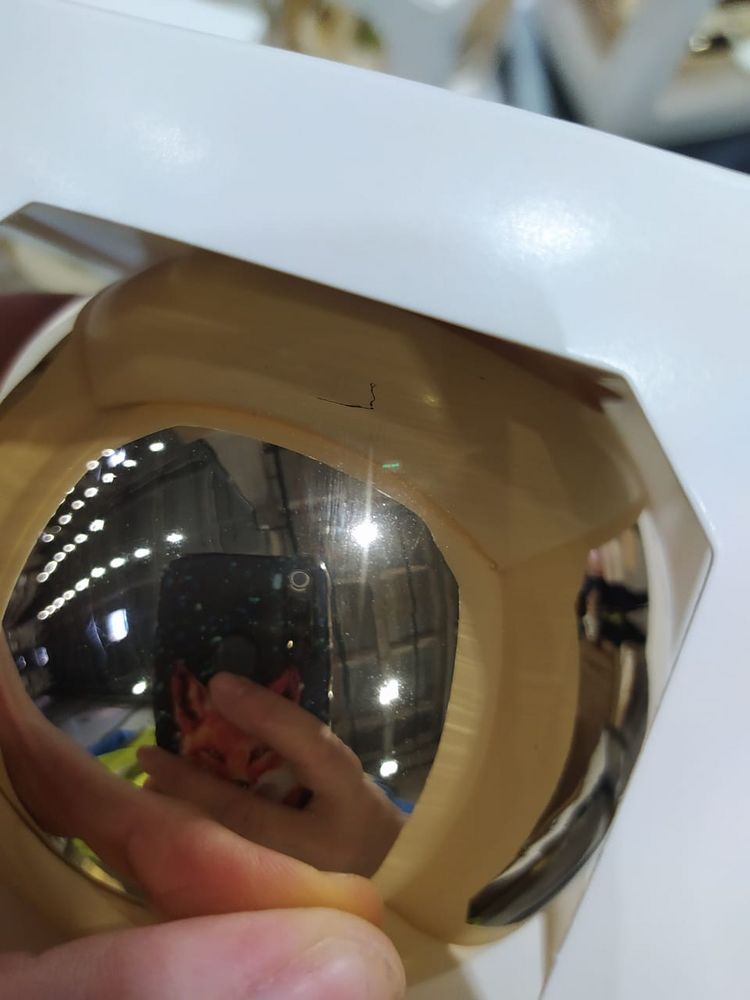 Оформительский шар Finery, 8 см, глянцевый золотистый - фото 3