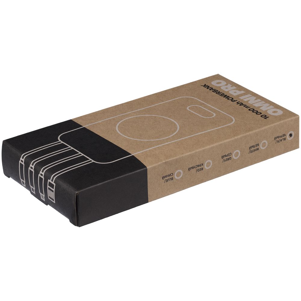 Внешний аккумулятор Omni Pro 10000 мАч, черный - фото 12