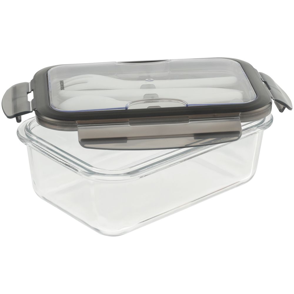 Ланчбокс Hard Work, серый - фото 2