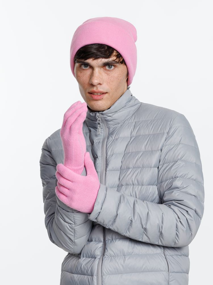 Перчатки Urban Flow пыльно-розовые - фото 5