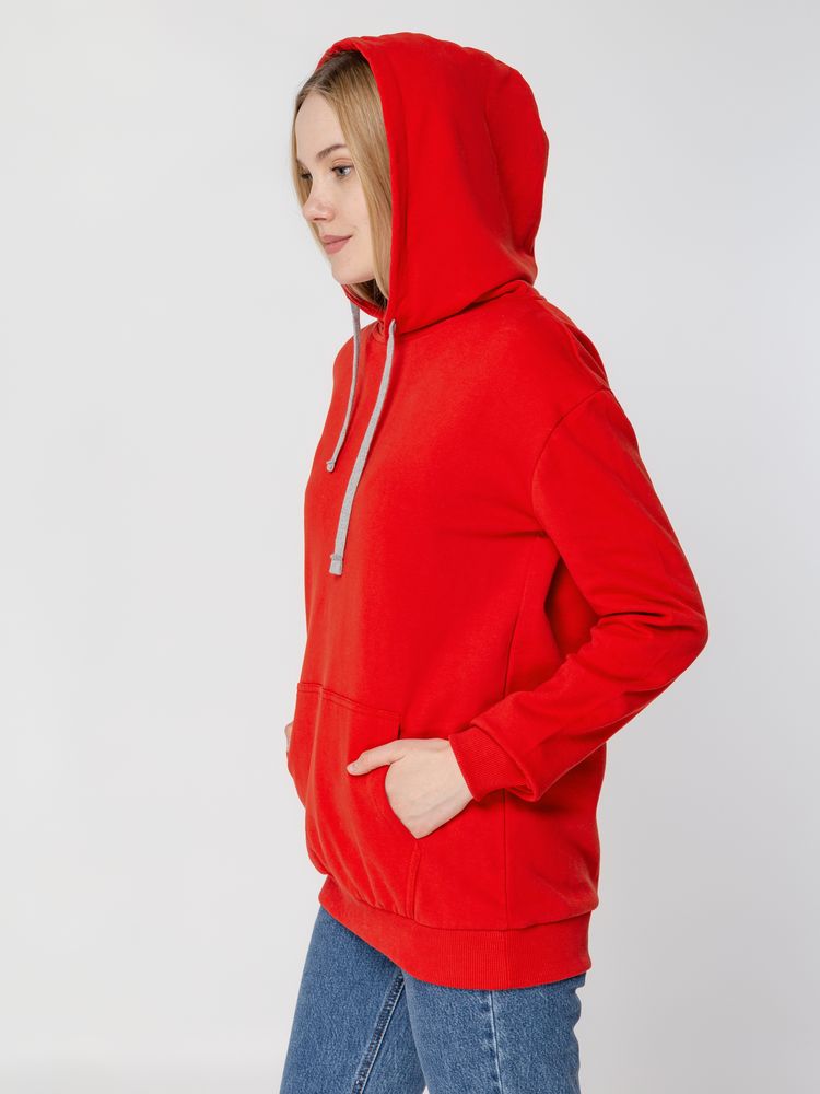 Толстовка с капюшоном Unit Kirenga Heavy красная - фото 9