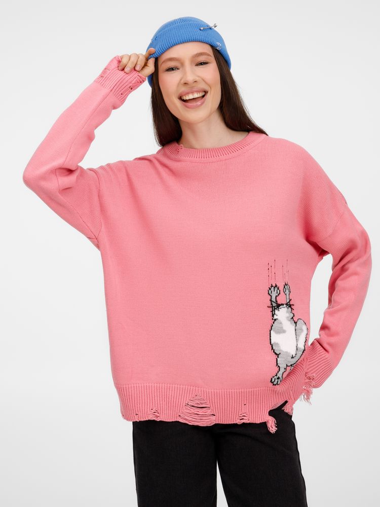 Джемпер Sharpick, розовый (фламинго) - фото 7