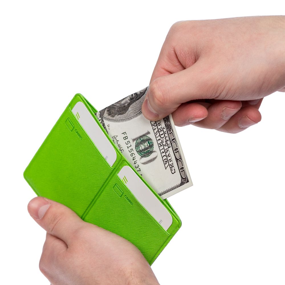 Обложка для автодокументов Devon Light, зеленая - фото 6