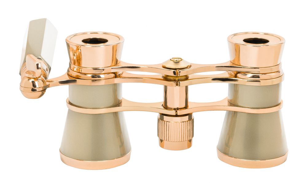 Театральный бинокль-лорнет Broadway 325E золотистый - фото 4