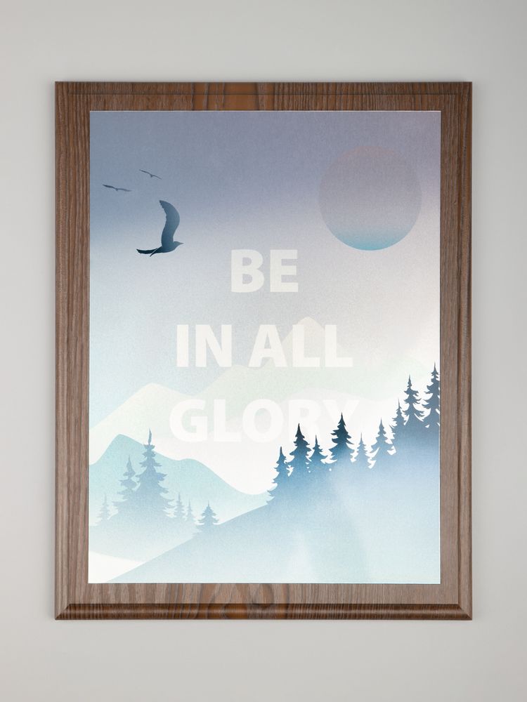 Плакетка Plaque XL, венге с пластиной - фото 7