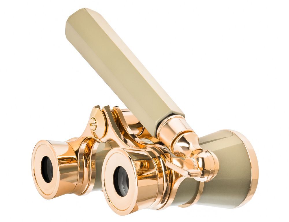 Театральный бинокль-лорнет Broadway 325E золотистый - фото 3