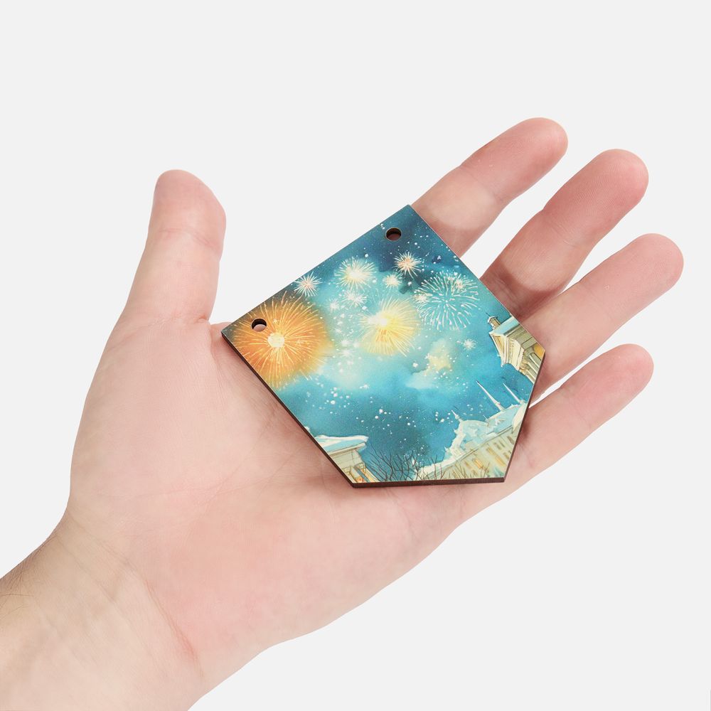 Деревянные флажки «Праздничные мотивы» - фото 6