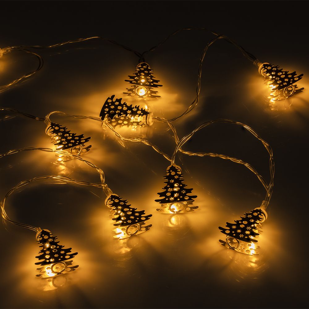 Светодиодная гирлянда Golden Lights, золотистая - фото 2