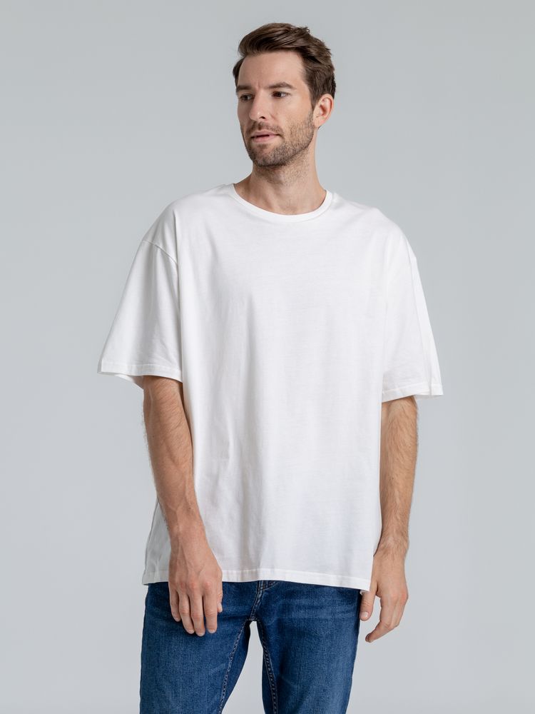 Футболка оверсайз Чистая соль молочно-белая размер XS/S 44-46 - фото 7