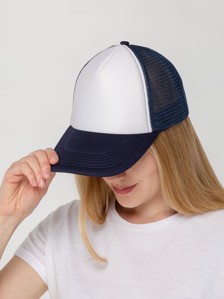 Бейсболка Sunbreaker, темно-синяя с белым - фото 6