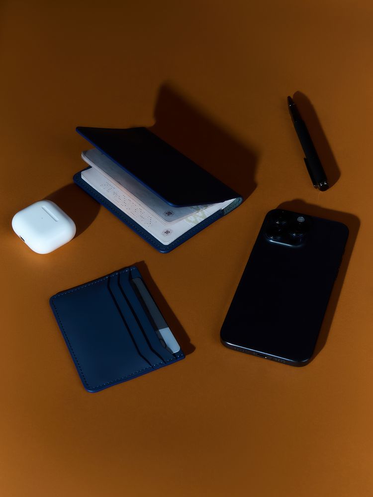 Обложка для паспорта Alaska, синяя - фото 5