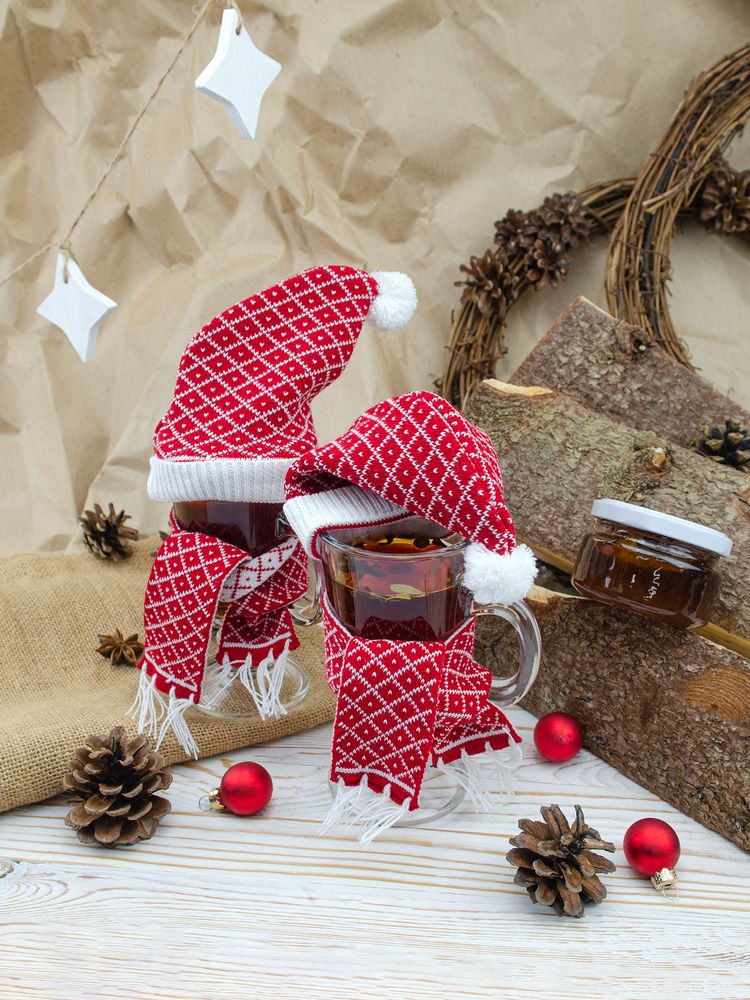 Шапочка на игрушку Dress Cup, красная - фото 3