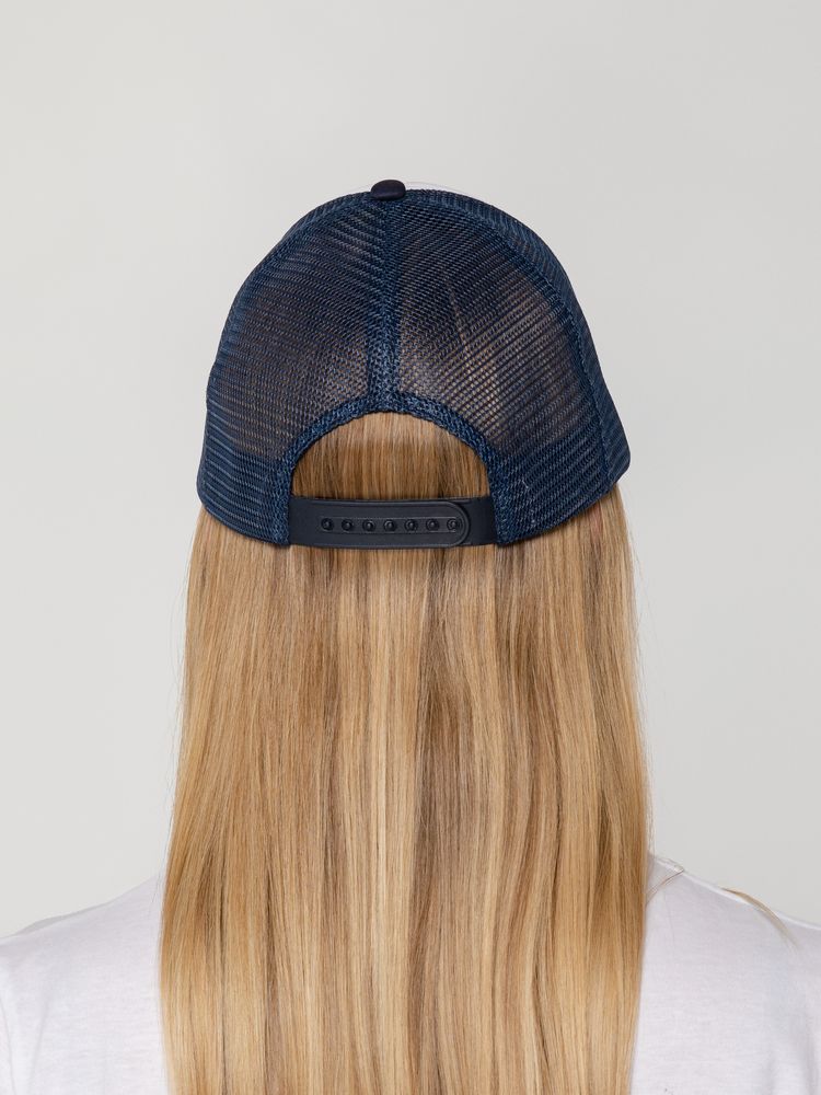 Бейсболка Sunbreaker, темно-синяя с белым - фото 7