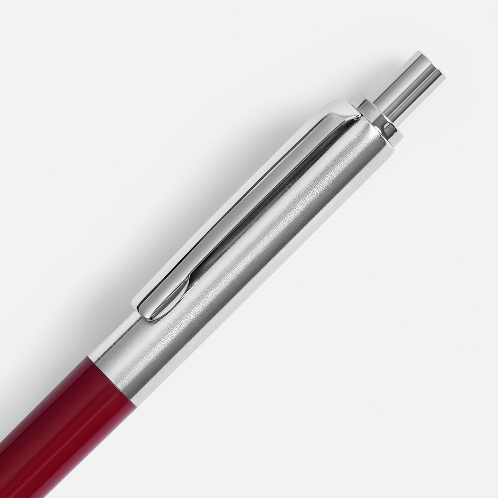 Ручка шариковая Popular, бордовая - фото 3