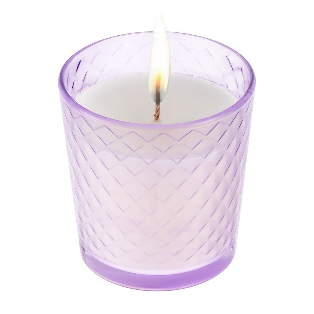 Свеча ароматическая Ristoro, сиреневая, амбра и специи - фото 2