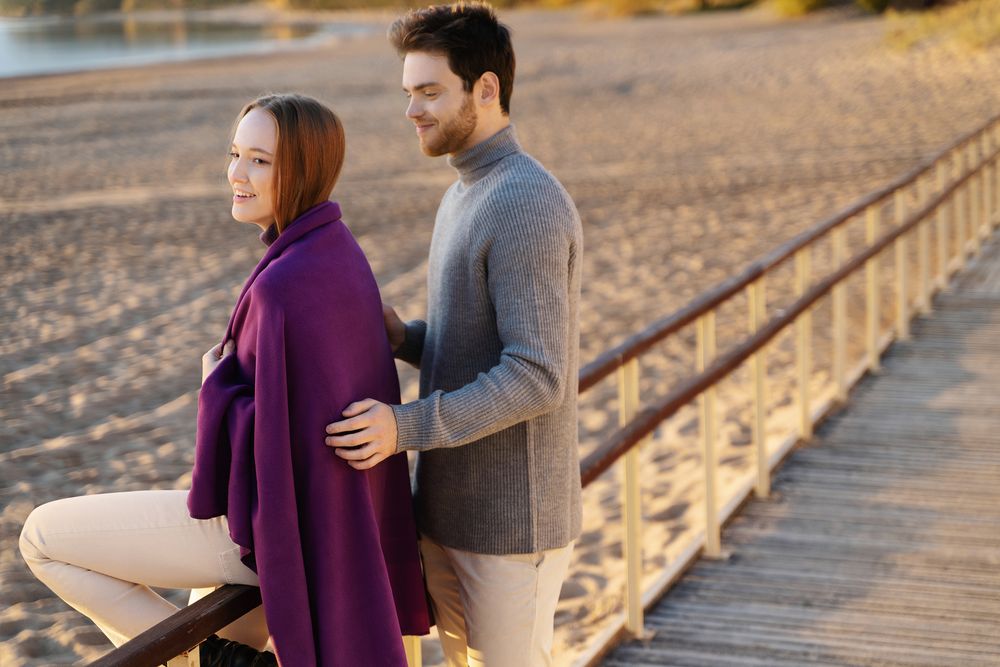 Флисовый плед Warm&Peace, синий - фото 9