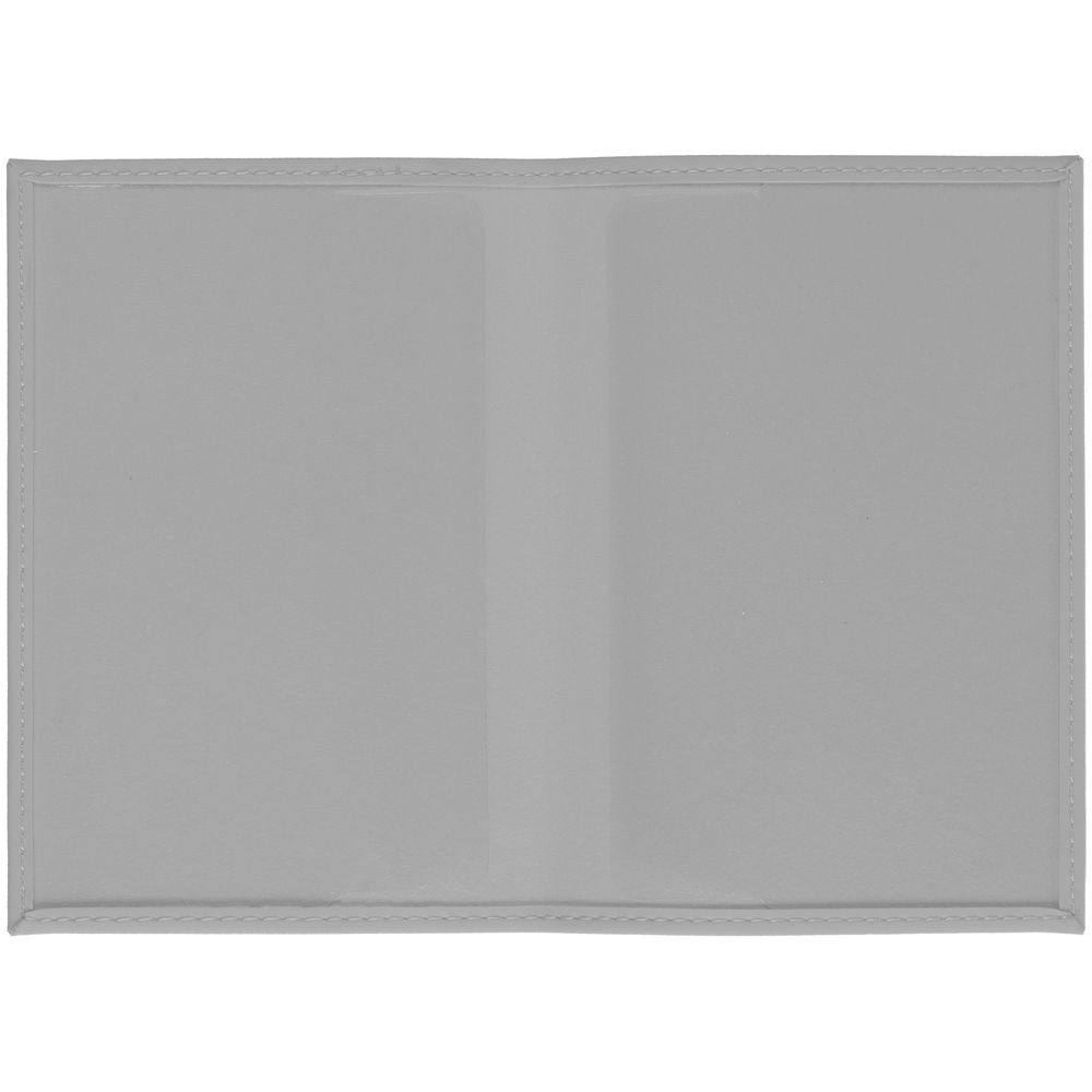 Обложка для паспорта Shall, серая - фото 3