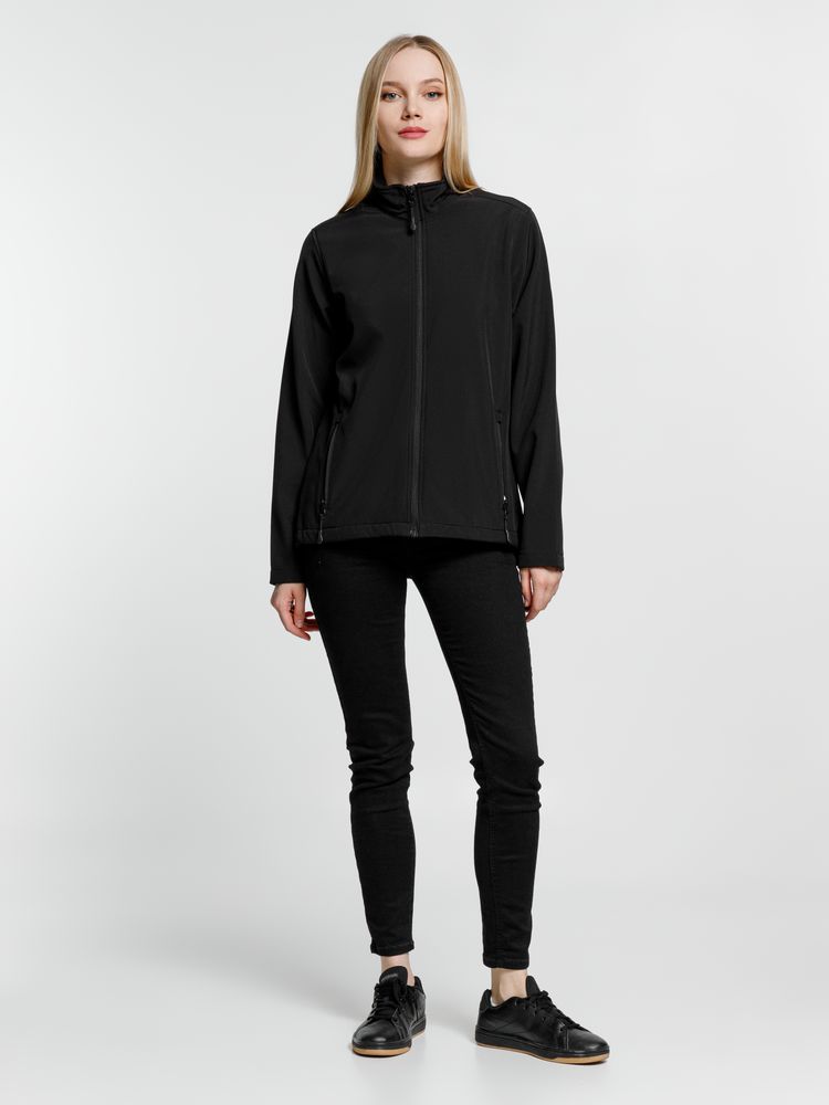 Куртка софтшелл женская Race Women черная размер L - фото 7