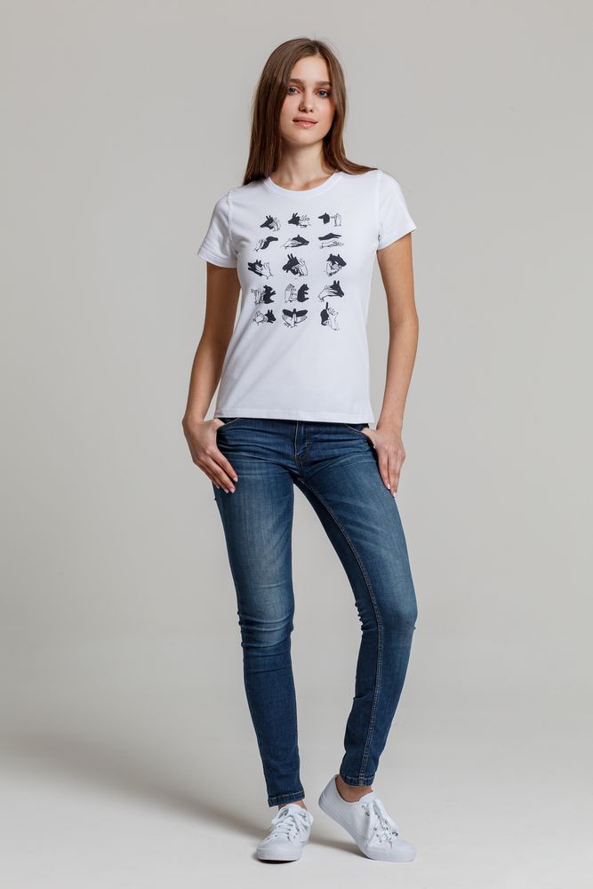 Футболка женская Неочевидное белая размер M - фото 5