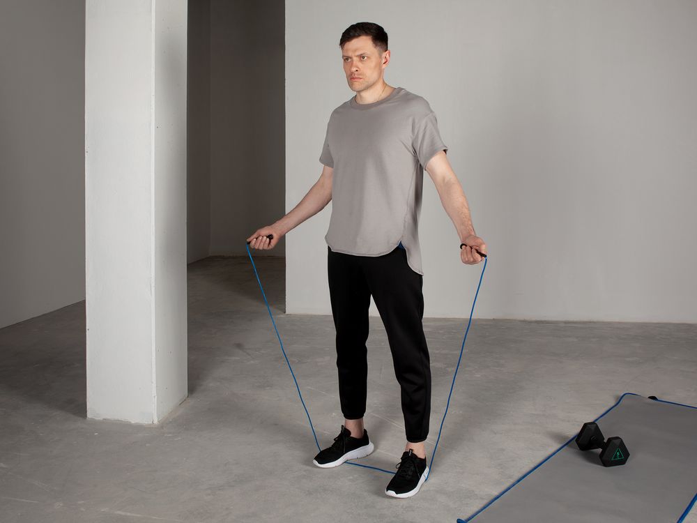 Скакалка Hopper, синяя - фото 3