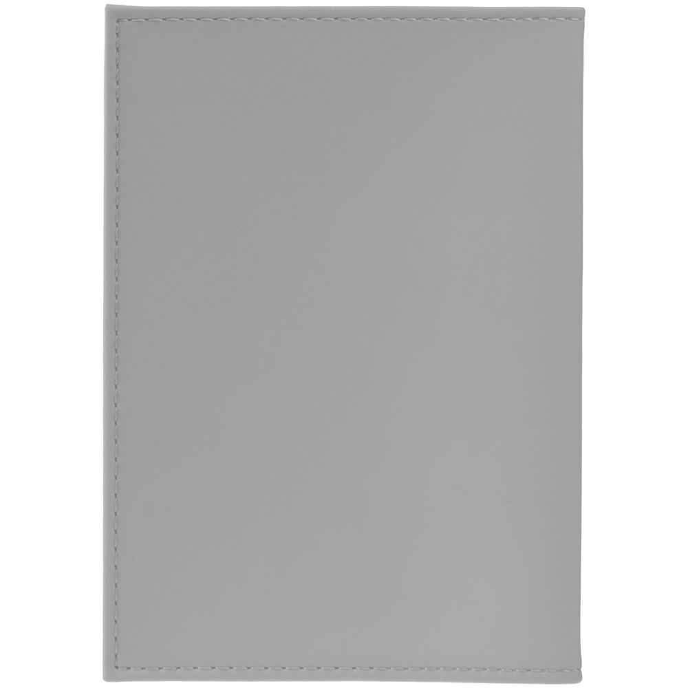 Обложка для паспорта Shall, серая - фото 2