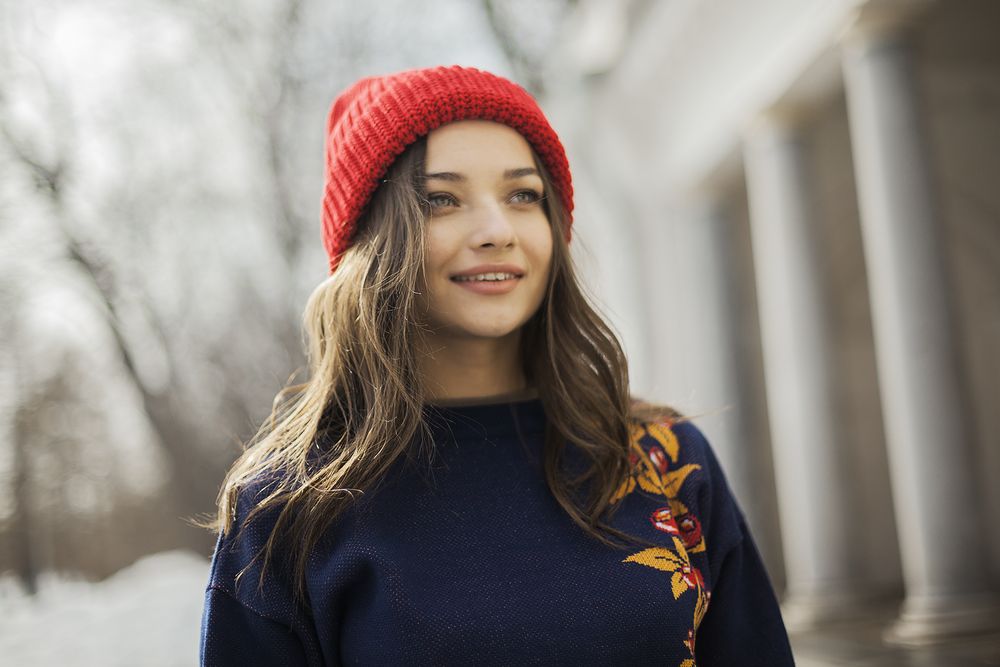 Шапка Nordkyn, глубокий красный - фото 4