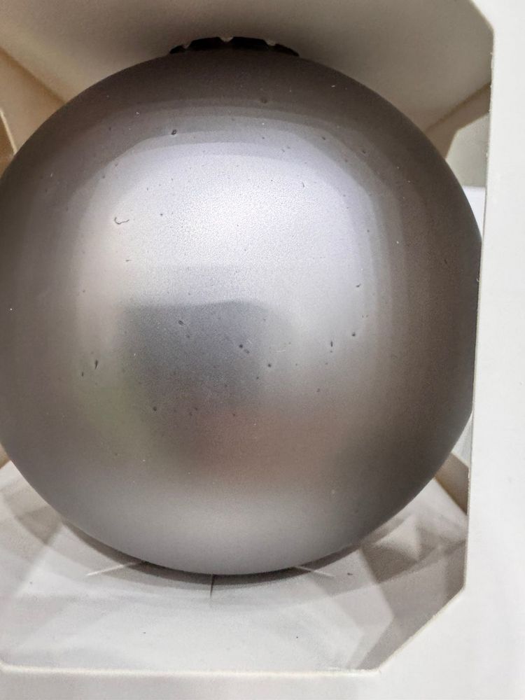 Оформительский шар Finery, 8 см, матовый серебристый - фото 7