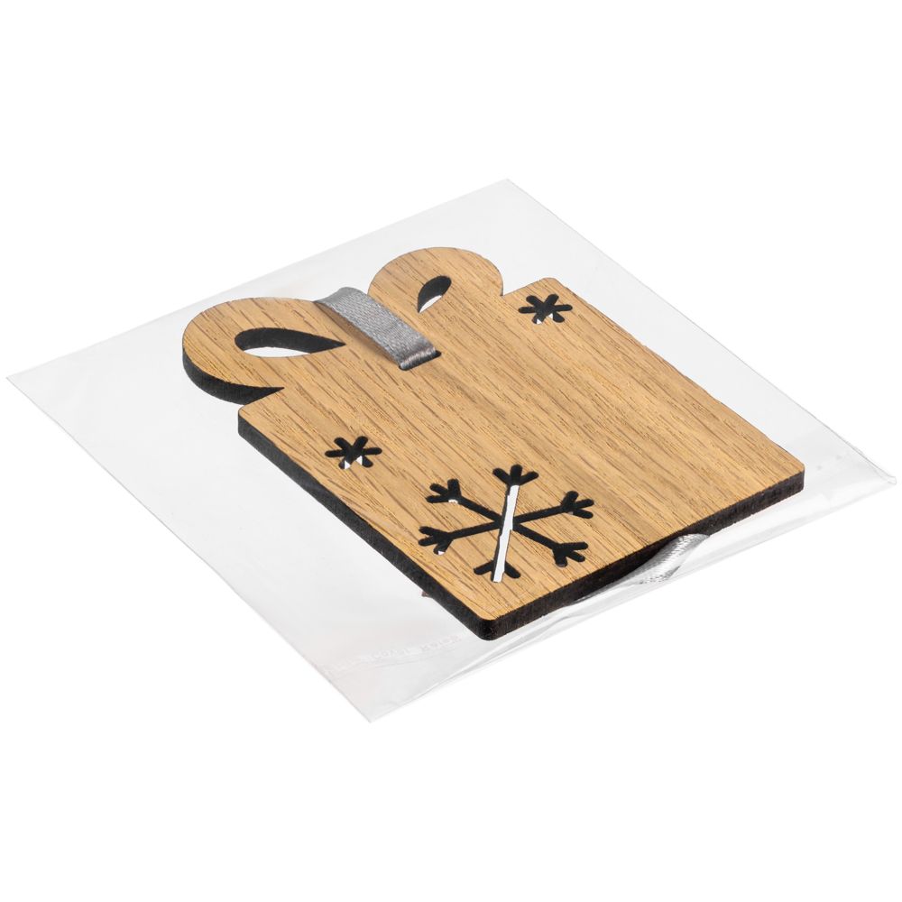 Деревянная подвеска Christmate, подарок - фото 3