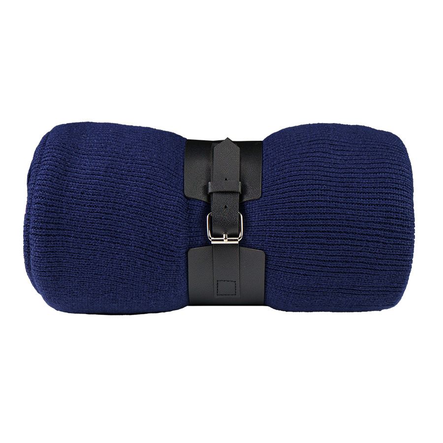 Плед  "Belt"; т.синий; 130 х 180 см; 100% акрил, с поясом - фото 11