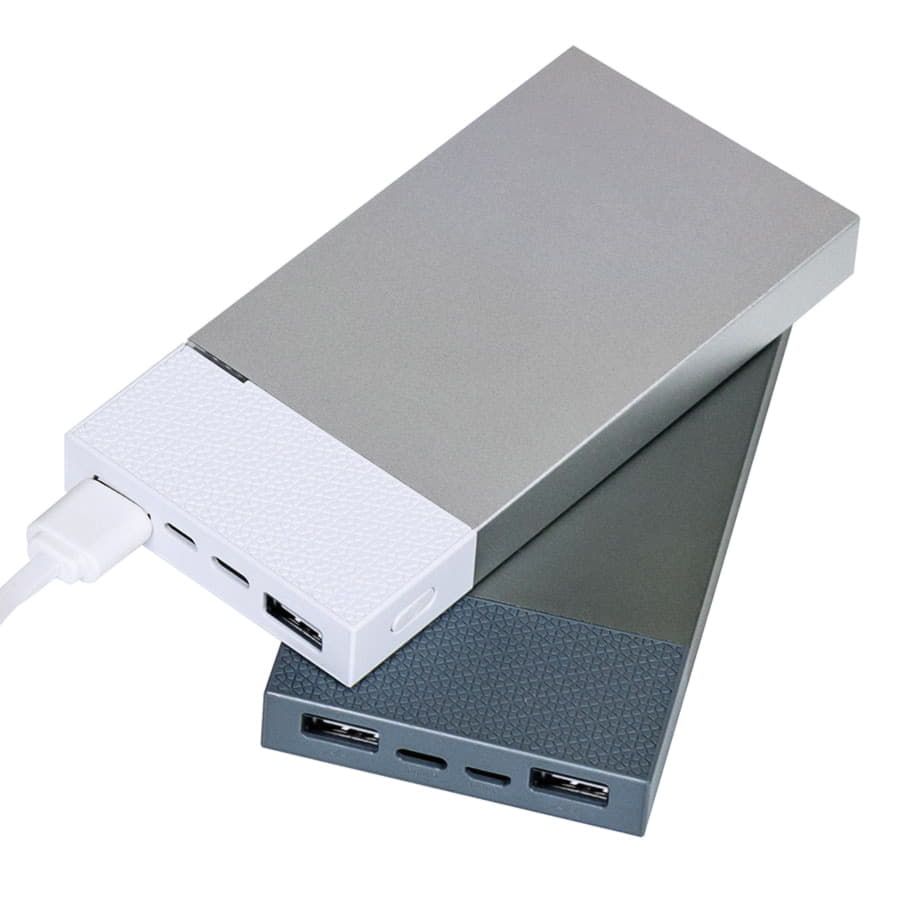 Универсальный аккумулятор Slim Pro 10000mAh белый 13,8х6,7х1,5 см пластик металл - фото 3
