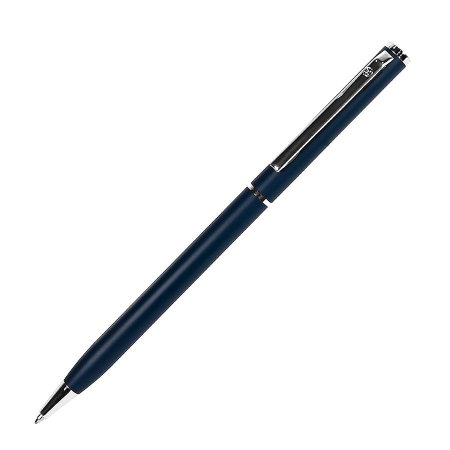 Ручка шариковая SLIM белый серебристый - фото 4