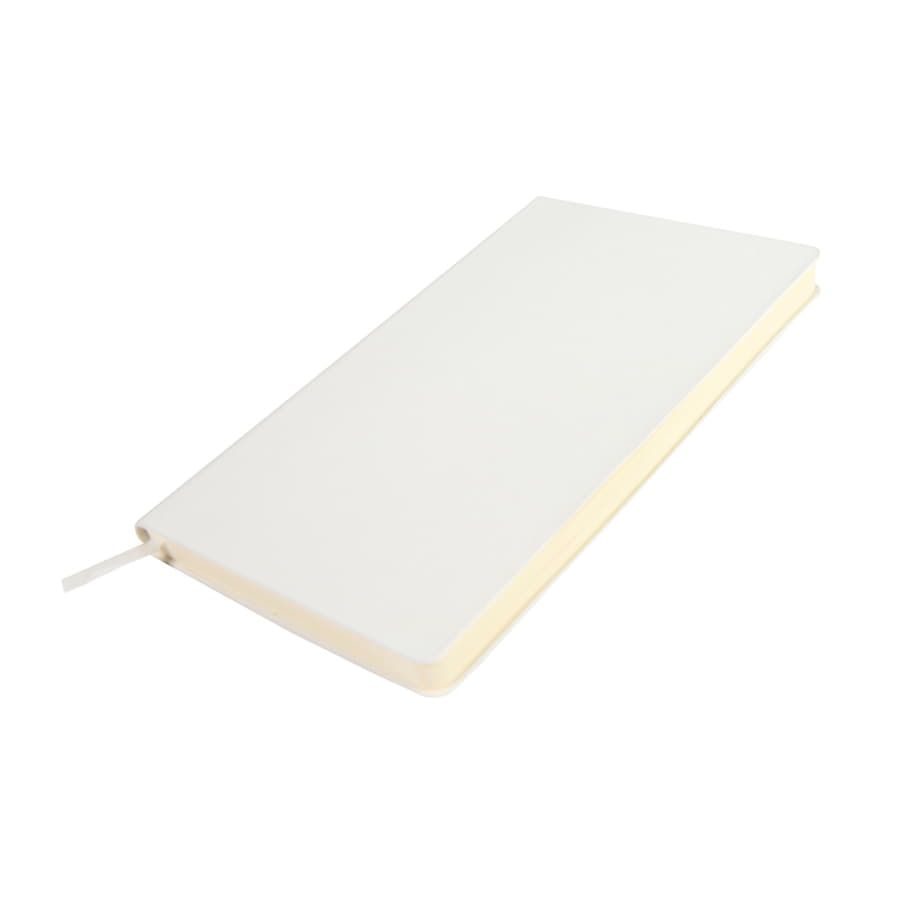 Бизнес-блокнот SMARTI A5 белый мягкая обложка в клетку - фото 4