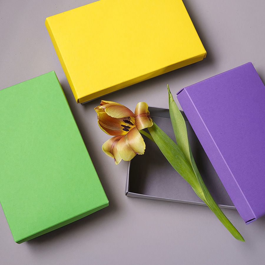 Коробка подарочная CRAFT BOX размер 17,5 x 11,5 x 4 см белый серый - фото 5