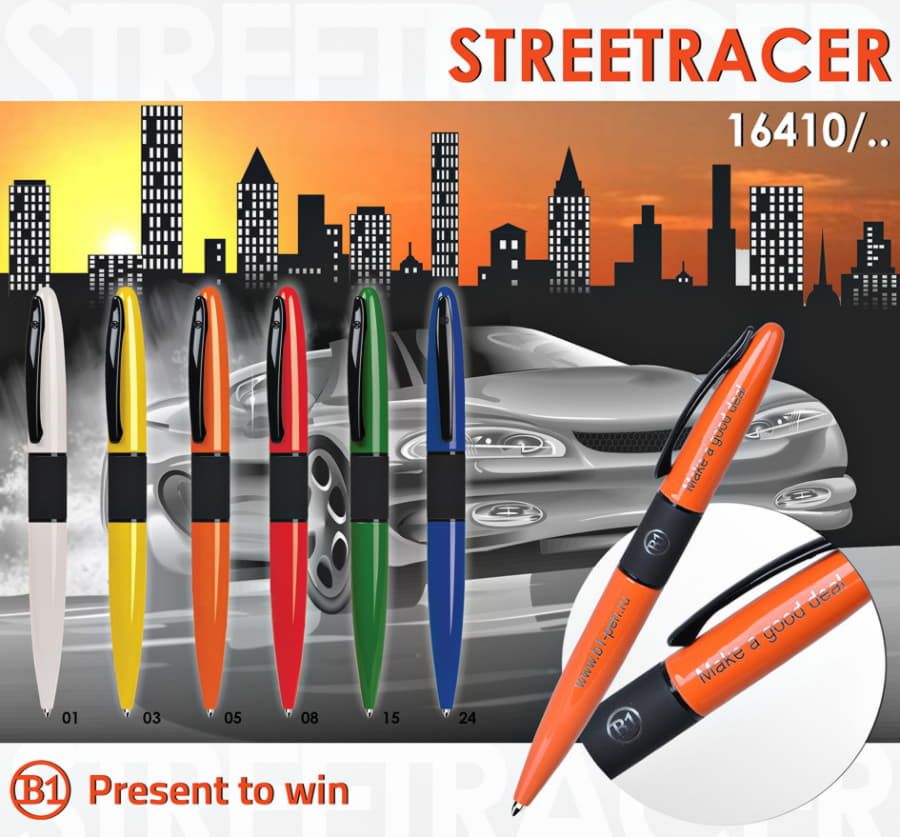 Ручка шариковая STREETRACER желтый - фото 6