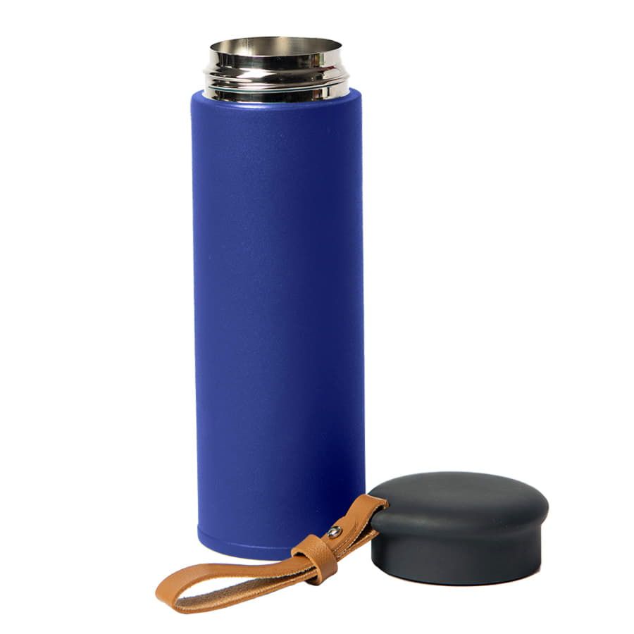 Термос вакуумный STRIPE, 450 мл, оранжевый, черный - фото 12