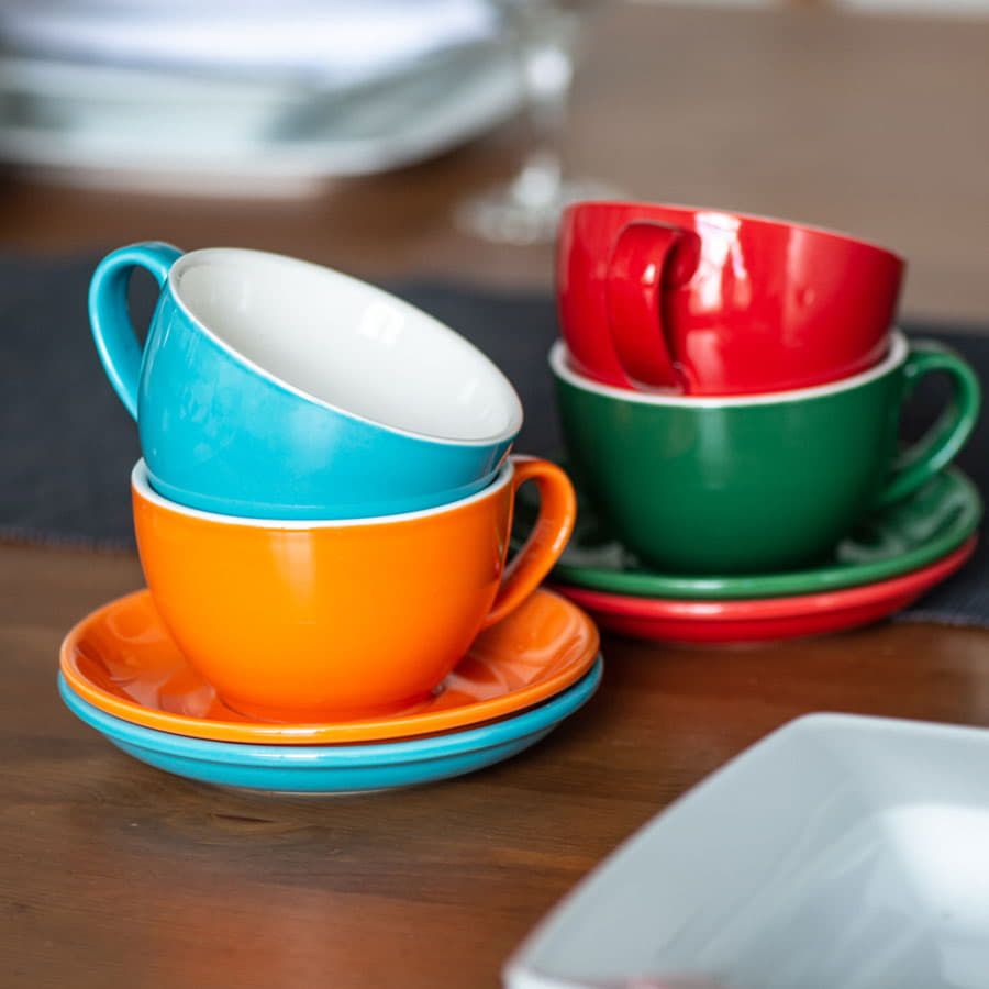 Чайная/кофейная пара CAPPUCCINO, оранжевый - фото 12