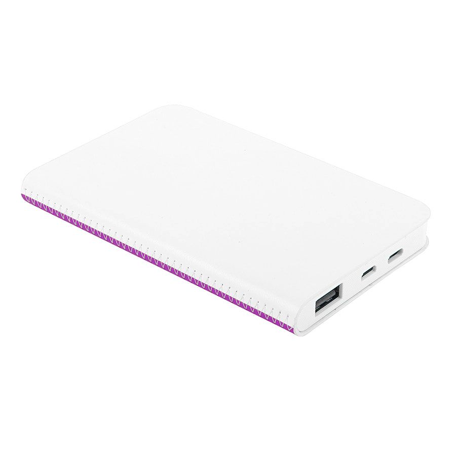 Универсальный аккумулятор Franki 5000mAh белый с черным 7,5х12,1х1,1см - фото 9