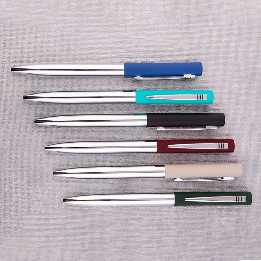 Ручка шариковая CLIPPER покрытие soft touch бирюзовый - фото 4