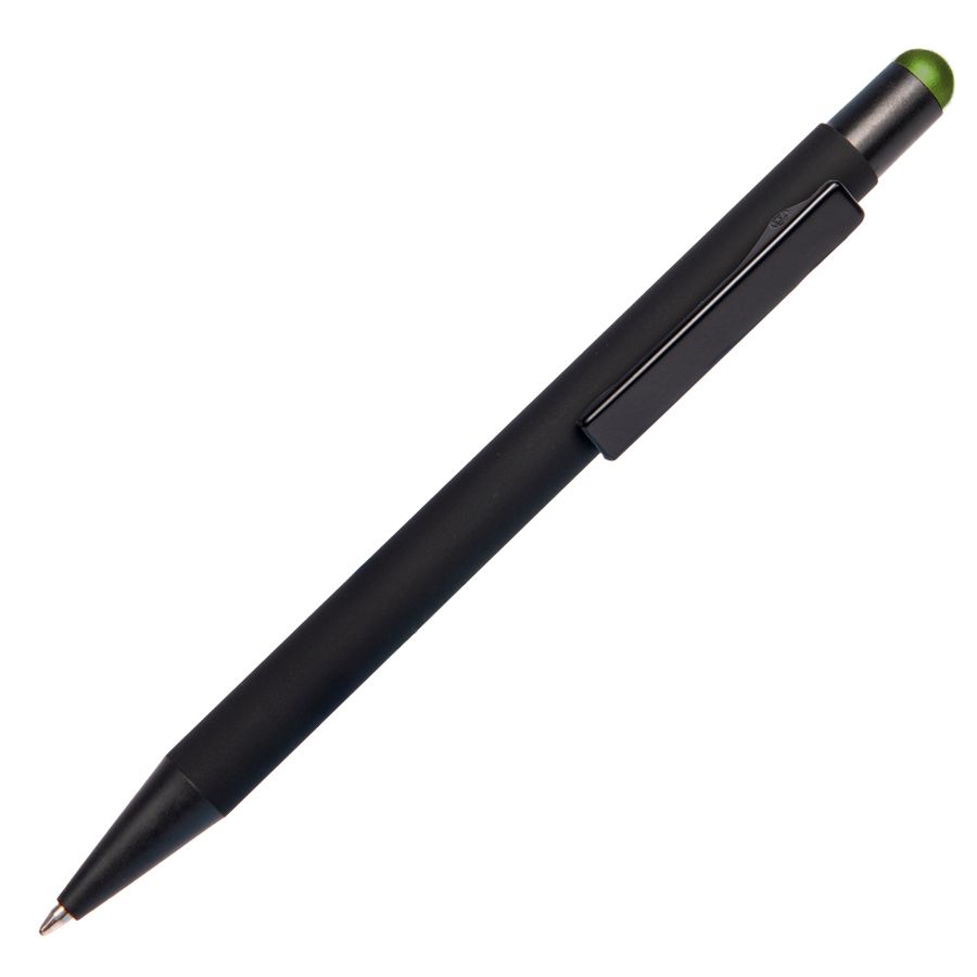 Ручка шариковая FACTOR BLACK со стилусом черный красный - фото 11