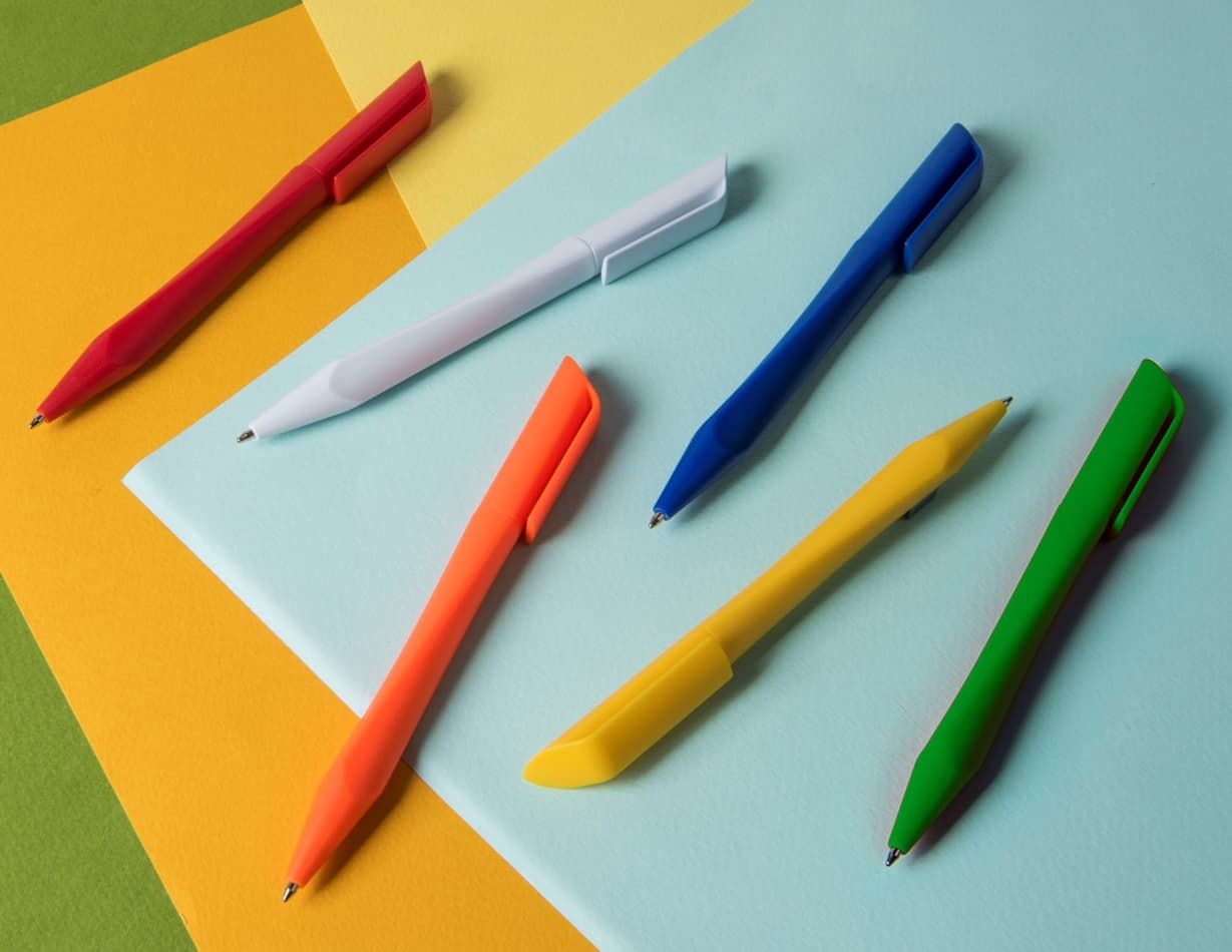 Ручка шариковая N7 ярко-красный - фото 14