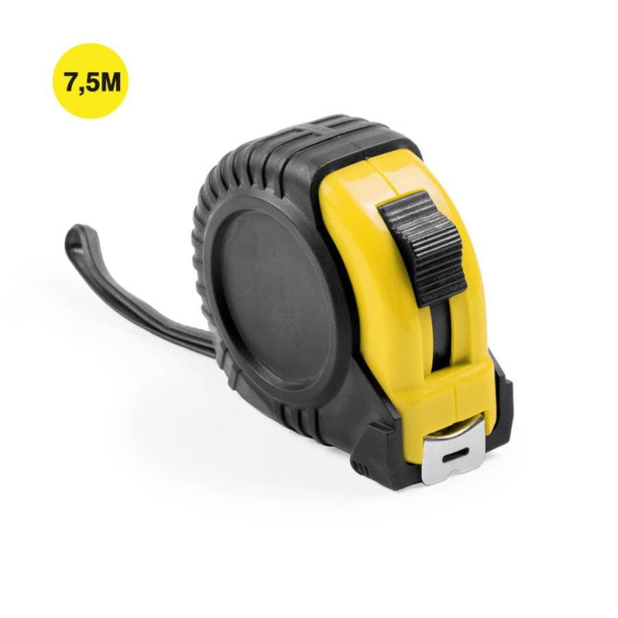 Рулетка GRADE с металлическим клипом 7.5 м., красный, пластик - фото 2