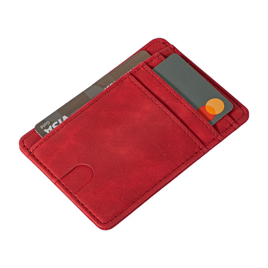 Чехол для карт Luma с 5 отделениями красный - фото 3